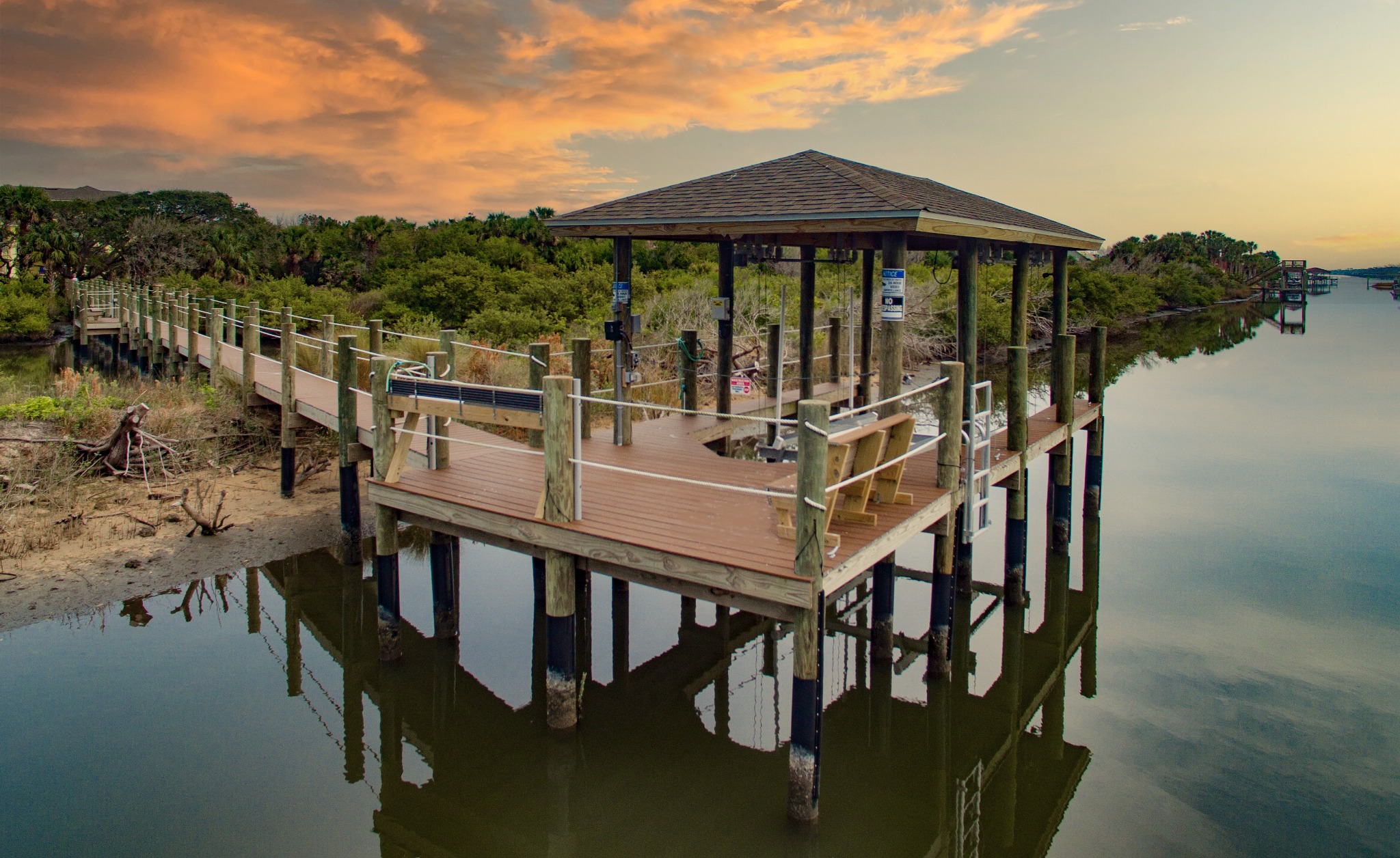 Dockside Sunset
