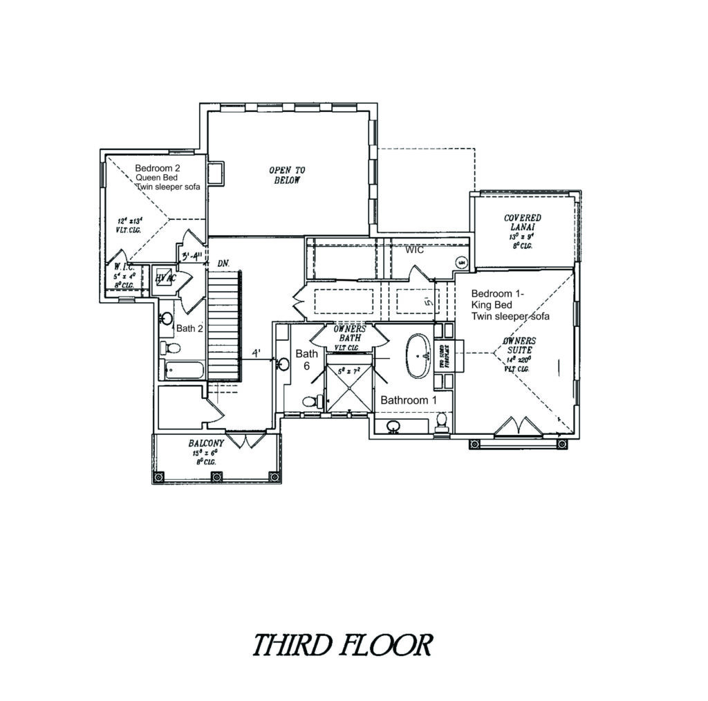 3rd story floorplan